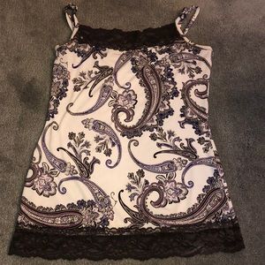 Pattern tank top